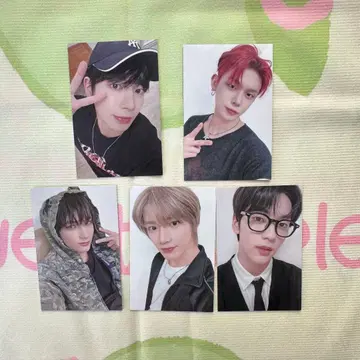 TXT ACT PROMISE 전원 트레이딩 카드 5장