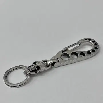 BWL 스컬 키체인 카라비너 스털링 실버