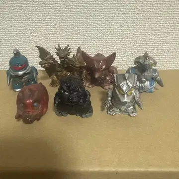 1994년 제작 고질라 피규어 7체 세트 레트로 상품