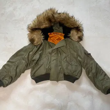 moussy N-2B 플라이트 자켓 카키 쇼트 기장 y2k