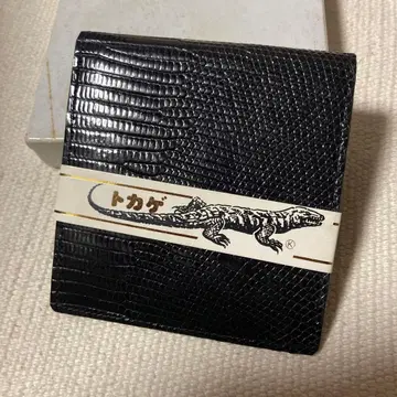 미사용 도마뱀 접이식 지갑