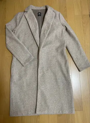 ZARA 롱 코트 그레이 M 사이즈 겉옷 코트 컨디션 최상