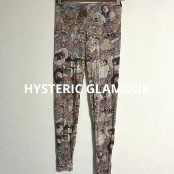 [ 멋진 디자인 ] HYSTERIC GLAMOUR 올 패턴 레깅스 팬츠
