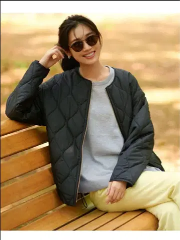 23구 [세탁 가능] 충전솜 퀼팅 숏 블루종 32