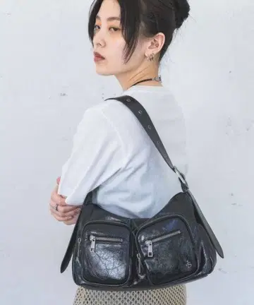 [ JEANASIS ] W 포켓 숄더 BAG