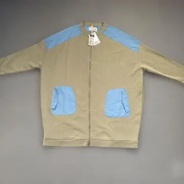 IRIE 집업 가디건 베이지/블루