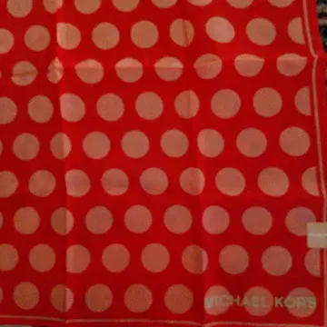 MICHAEL KORS 빨간색 도트 무늬 손수건