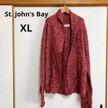 한 점 St. John's Bay [ XL ] 니트 가디건 빨간색