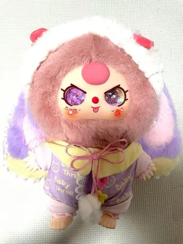 babythree 400% 토끼 봉제 인형 반짝이는 눈 파자마 시리즈