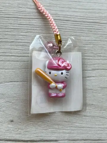 헬로키티 야구부 스트랩