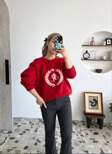 쥬멜로 Jumelle 니트 레드