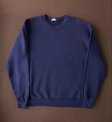 90s 빈티지 앞V 트레이닝복 풀오버 맨투맨 네이비 무지