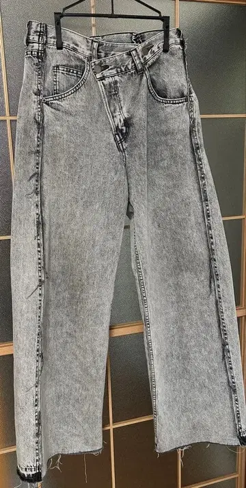 새상품급 리메이크 스트레이트 데님 팬츠