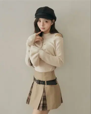 Darich 앙상블 샤기 니트탑 IVO Free