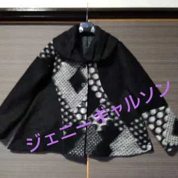 제니 가르송 큰 숄 카라 부착 자켓 & 코트