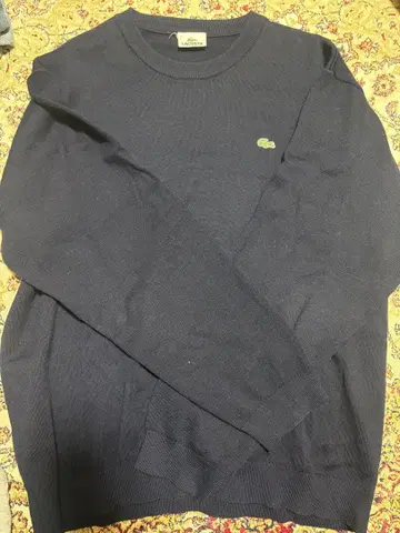 LACOSTE 네이비 스웨터