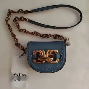 ZARA 블루 미니 숄더백 [ 미사용 새상품 ]