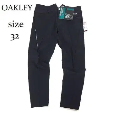 새상품 오클리 골프 스컬 스트레치 3D 테이퍼드 팬츠 블랙 32