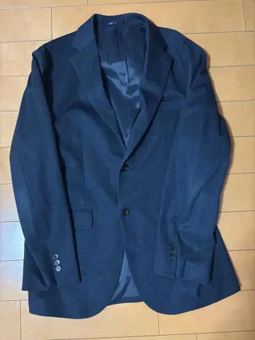 네이비 테일러드 자켓