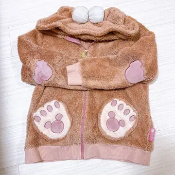 디즈니씨 보아 후드티 셰리메이 더피 복슬복슬