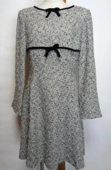 엠즈 그레이시 트위드 원피스 벨로아 리본 9호