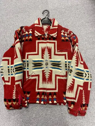 pendelton 펜들턴 아메리카 원주민 기하학 패턴 자켓