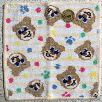 FEILER 페이러 타월 손수건 헬로 테디 약 25cm