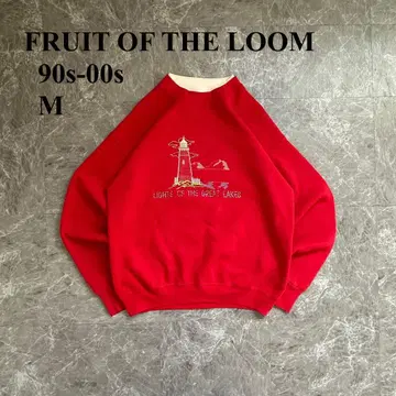 90s-00s 프룻 오브 더 룸 (M) 프린트 맨투맨 *속기모* Y2K