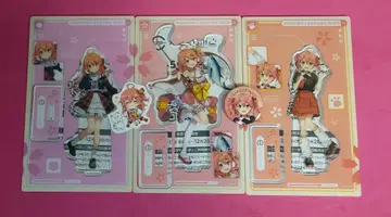 사쿠라미코 스시로 아크릴 스탠드 캔뱃지 피크