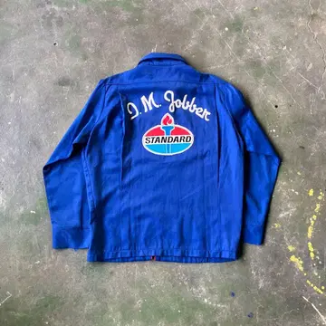 스탠다드 석유 서비스 자켓 talon zipper