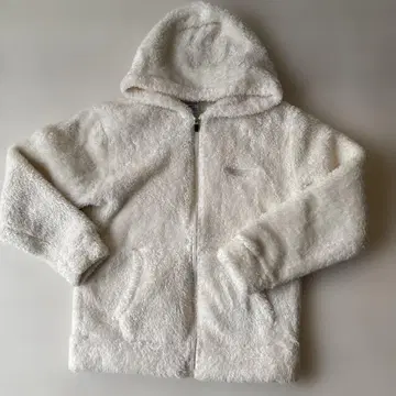 Champion 플리스 자켓 M 화이트