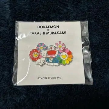 무라카미 다카시 x 도라에몽 콜라보 핀즈 핀 배지 미개봉 새상품