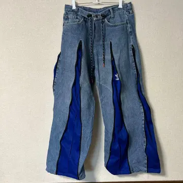 구제 데님 리메이크 팬츠