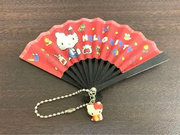 헬로키티 키티 미니 부채 키링 산리오 Sanrio