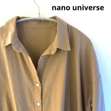 nano universe 롱 셔츠 원피스 나노 유니버스