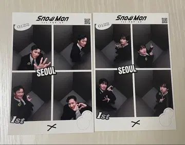 Snow Man 한국 popup 프리쿠 이와모토 타츠야 후카사와 타츠야