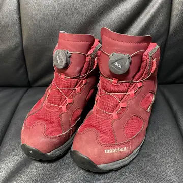 mont-bell BOA 시스템 등산화 21.0 레드