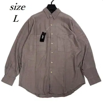 90s phiz 피즈 실크 셔츠 데드스탁 택 포함 토프 L