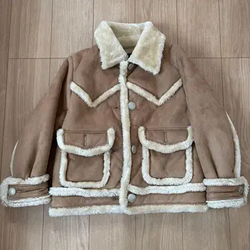 KAWI JAMELE 무스탕 코트 카토 미야 브랜드