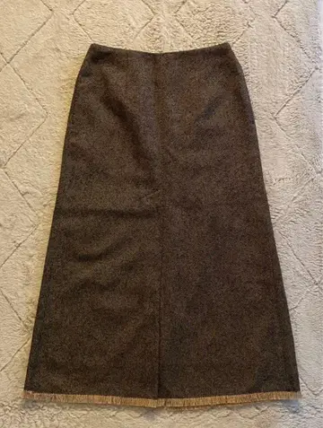 BEAUTY&YOUTH 트위드 스커트 | 브라운 S 사이즈