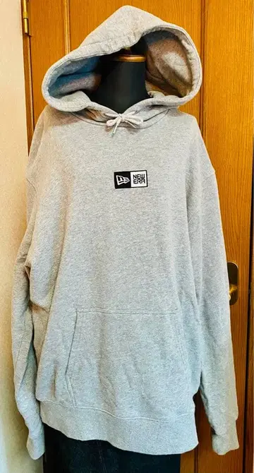 NEW ERA 그레이 후드티 X LARGE