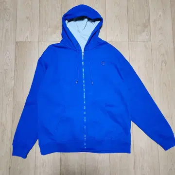 Champion 지퍼 후드티 파랑