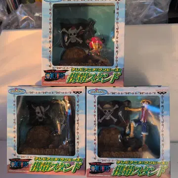 원피스 피규어 핸드폰 스탠드 3체 세트 2003년 반프레스토제