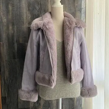 axes femme 미사용 새상품 자켓 페이크 무스탕 퍼 포함