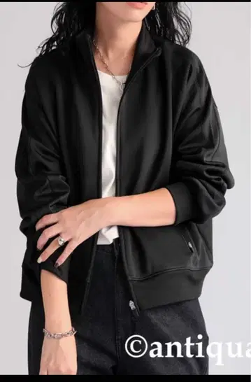 antiqua 트랙 자켓 프리 사이즈 블랙