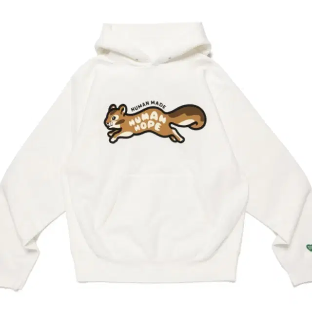 (M ) 제이홉 휴먼메이드 'HUMAN HOPE' 방탄BTS 후드티 흰색