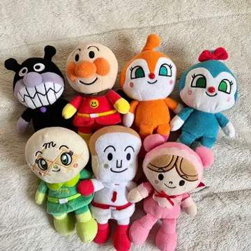 호빵맨 봉제 인형 세트