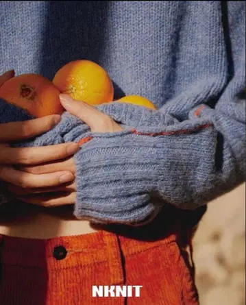 NKNIT 컬러 링킹 소프트 니트 울 캐시미어