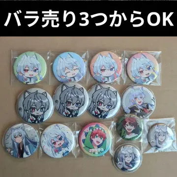 컬러풀 피치 돗누쿠 쟈파파 캔뱃지 묶음 판매