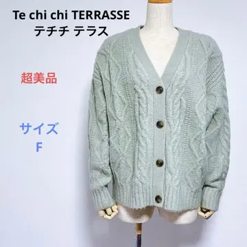 새상품급 Te chi chi TERRASSE 테치치 테라스 긴팔 가디건
